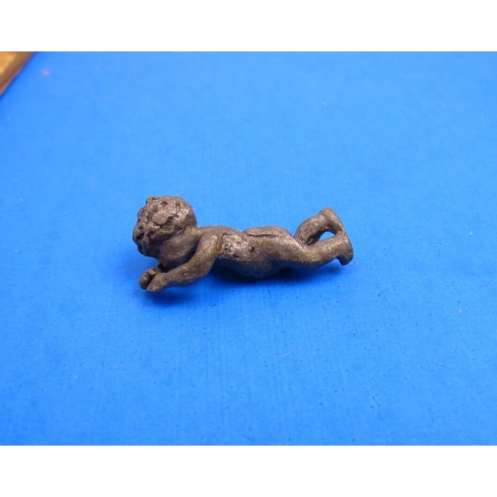 Vintage Metal Baby Cherub Mini Figurine